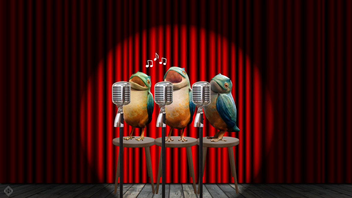 The Amstrigians 
They just look like they're singing.🎶
#MHWilds