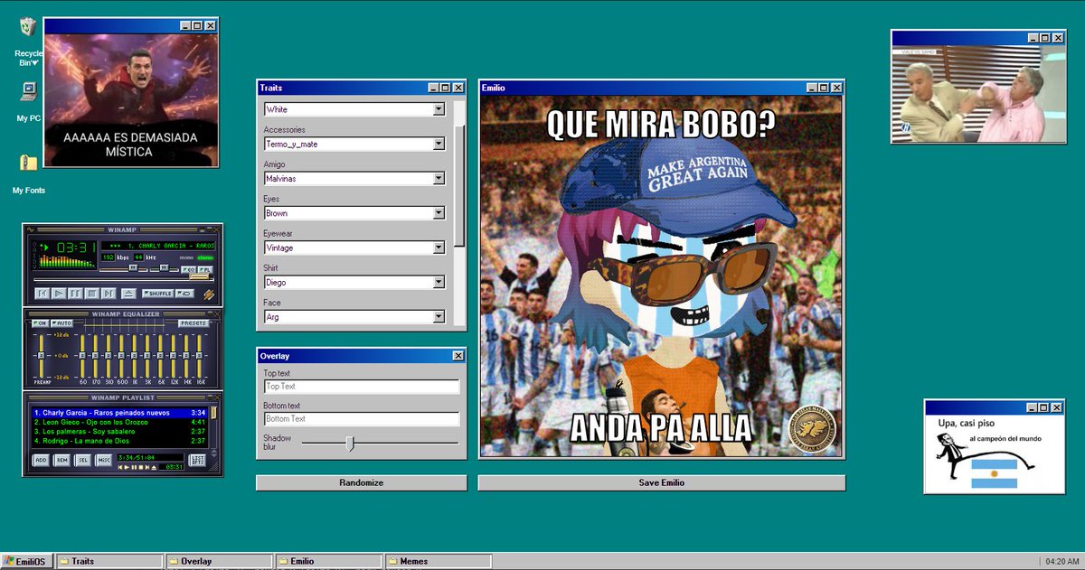 dimencroot's tweet image. una joyita + que potencia el Lore de esta colección
@emiliorden
y su comunidad un paso adelante sin dudas.. 
nuevamente #Argentina for export
increíble +1000 para el culto Argentino maker.emilio.lol