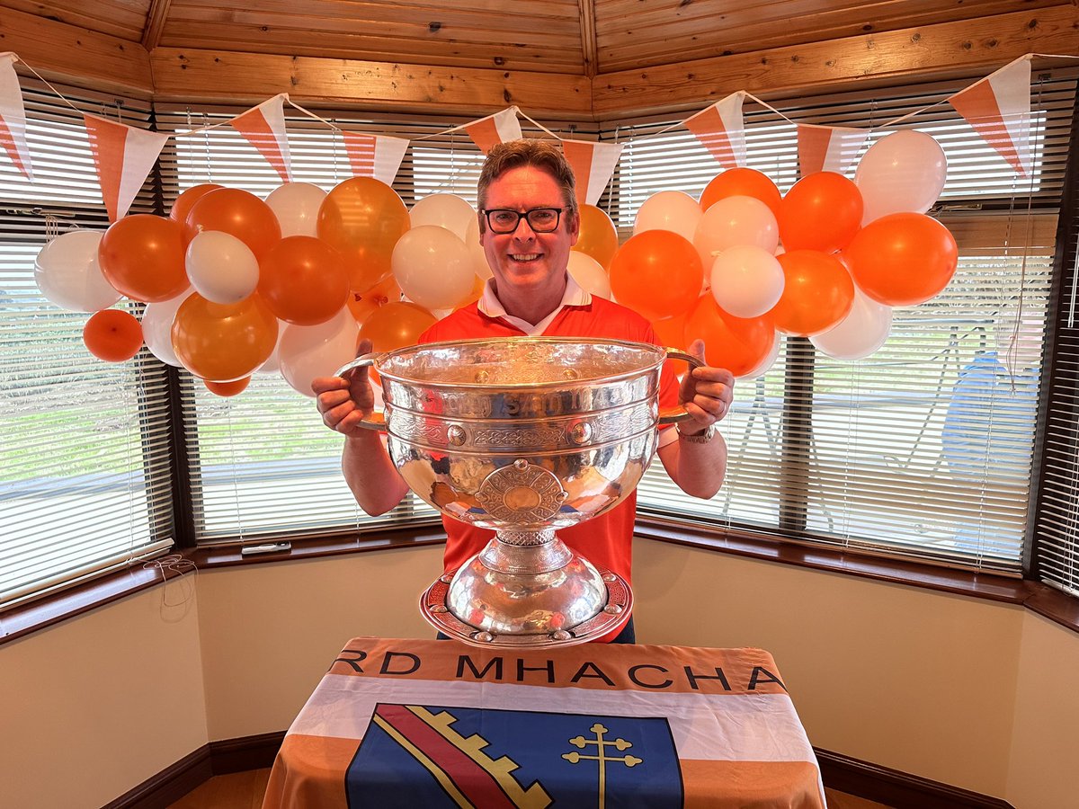 Leo McParland (@leomcparland) on Twitter photo We had a very special guest at my Mum & Dad’s this evening. The Sam Maguire Cup which <a href="/Armagh_GAA/">Armagh_GAA</a> recaptured at <a href="/CrokePark/">Croke Park</a> on 28th July 2024 came for a visit.
#armagh
<a href="/ArmaghFans1889/">Armagh Fans 🟠⚪️</a> <a href="/ArdGaa/">Ard Mhacha GAA Facts And Figures</a> <a href="/officialgaa/">The GAA</a> @GAAGO <a href="/city_gaa6958/">ARMAGH GAA CITY SUPPORTERS GROUP</a> <a href="/ArmaghLGFA/">ArmaghLGFA</a> We had a very special guest at my Mum & Dad’s this evening. The Sam Maguire Cup which <a href="/Armagh_GAA/">Armagh_GAA</a> recaptured at <a href="/CrokePark/">Croke Park</a> on 28th July 2024 came for a visit.
#armagh
<a href="/ArmaghFans1889/">Armagh Fans 🟠⚪️</a> <a href="/ArdGaa/">Ard Mhacha GAA Facts And Figures</a> <a href="/officialgaa/">The GAA</a> @GAAGO <a href="/city_gaa6958/">ARMAGH GAA CITY SUPPORTERS GROUP</a> <a href="/ArmaghLGFA/">ArmaghLGFA</a>