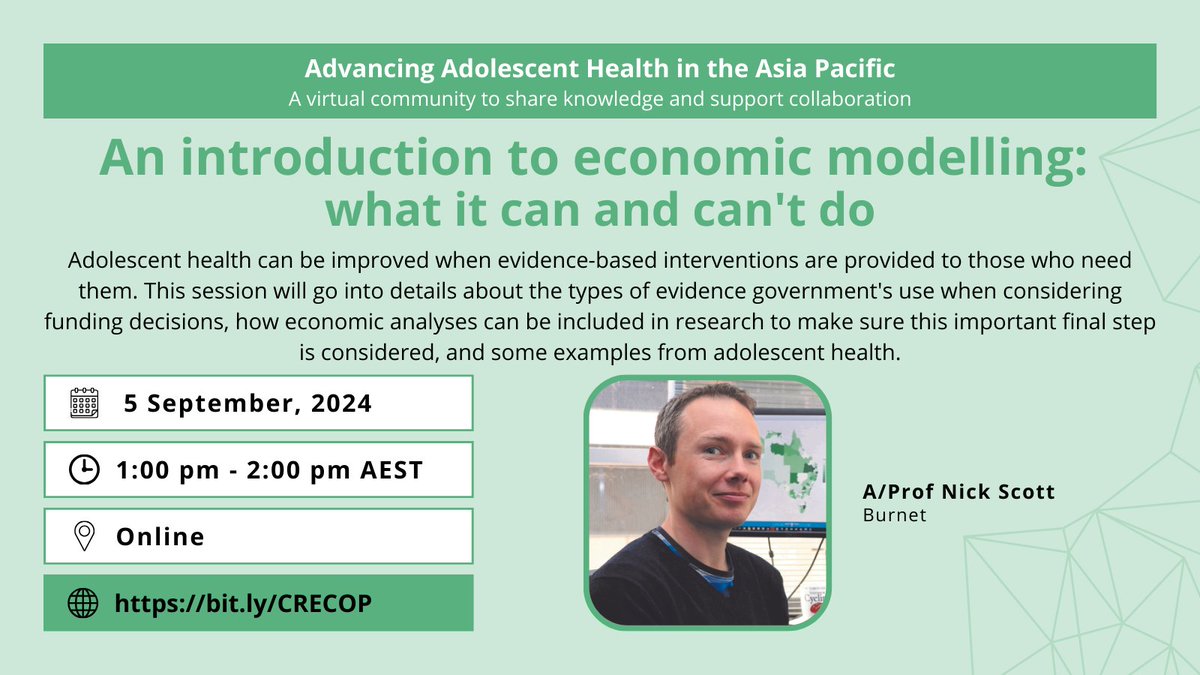 Centre for Adolescent Health (CAH) tweet media