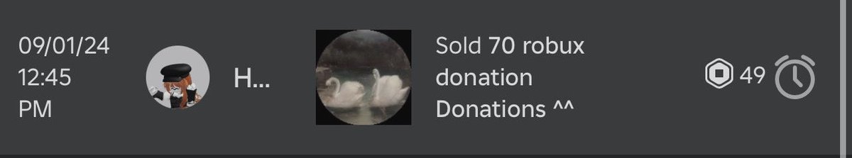 ❦༄won a #robux giveaway hosted by <a href="/hannxehearts/">♡ Hannxe , dmts ! | 400 COLLAB IN PINNED ! 🦩</a> and received my prize from <a href="/ev_viiaa/">𝐄𝐯𝐢𝐚 ⋆˚࿔</a> !! thank uu ^^

✩#hannxeproofs #eviaisthecutest✩