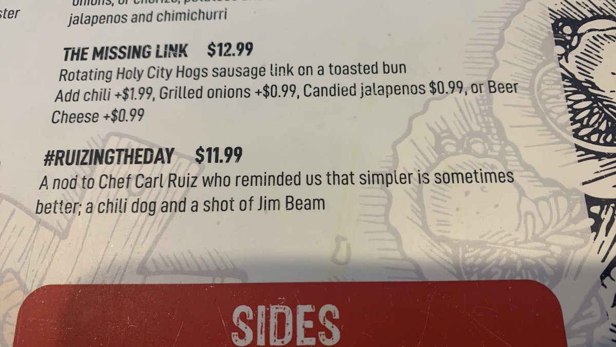 GingerStache's tweet photo. @mattyrock2k @OpieRadio This made me happy. Sadly they are out of Jim Beam. #RuizingForever https://t.co/W7gFHPXgtj