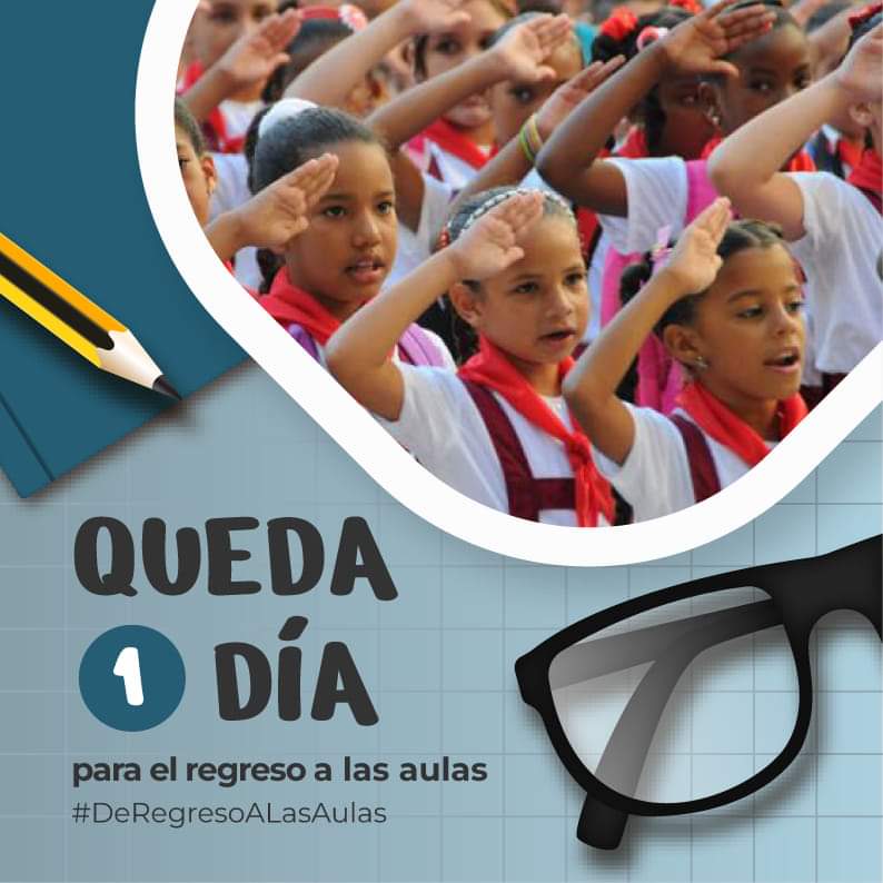 KarelLe69051742's tweet photo. Una verdadera cultura de protección y preservación de las escuelas, sus recursos y equipos, debe desarrollarse en niños, maestros, padres, vecinos y todo el pueblo. Nada puede crearse más noble, humano, motivante y beneficioso que una escuela.
#FidelPorSiempe #DeRegresoALasAulas https://t.co/VElpFKJZjs