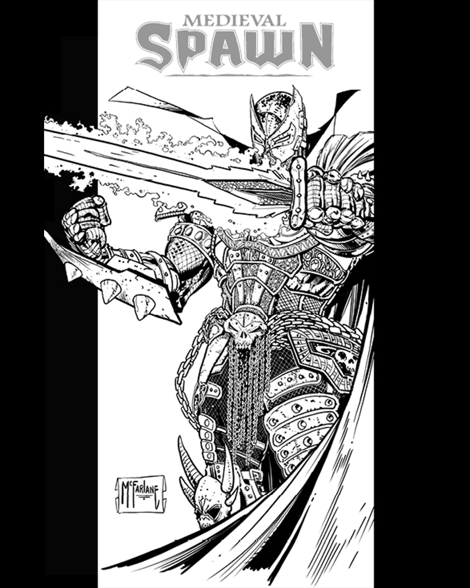 Todd_McFarlane's tweet photo. MY NEW COVERS for the MEDIEVAL SPAWN KICKSTARTER COMIC... More campaign INFO➡️ https://t.co/nT6LLS3qcv
Colorist: @rnugentcolors
TODD.
#spawn #medievalspawn #kickstarter #spawncomic #actionfigures #toddmcfarlane @McFarlaneComics @ImageComics @Kickstarter https://t.co/un29MIzEjK