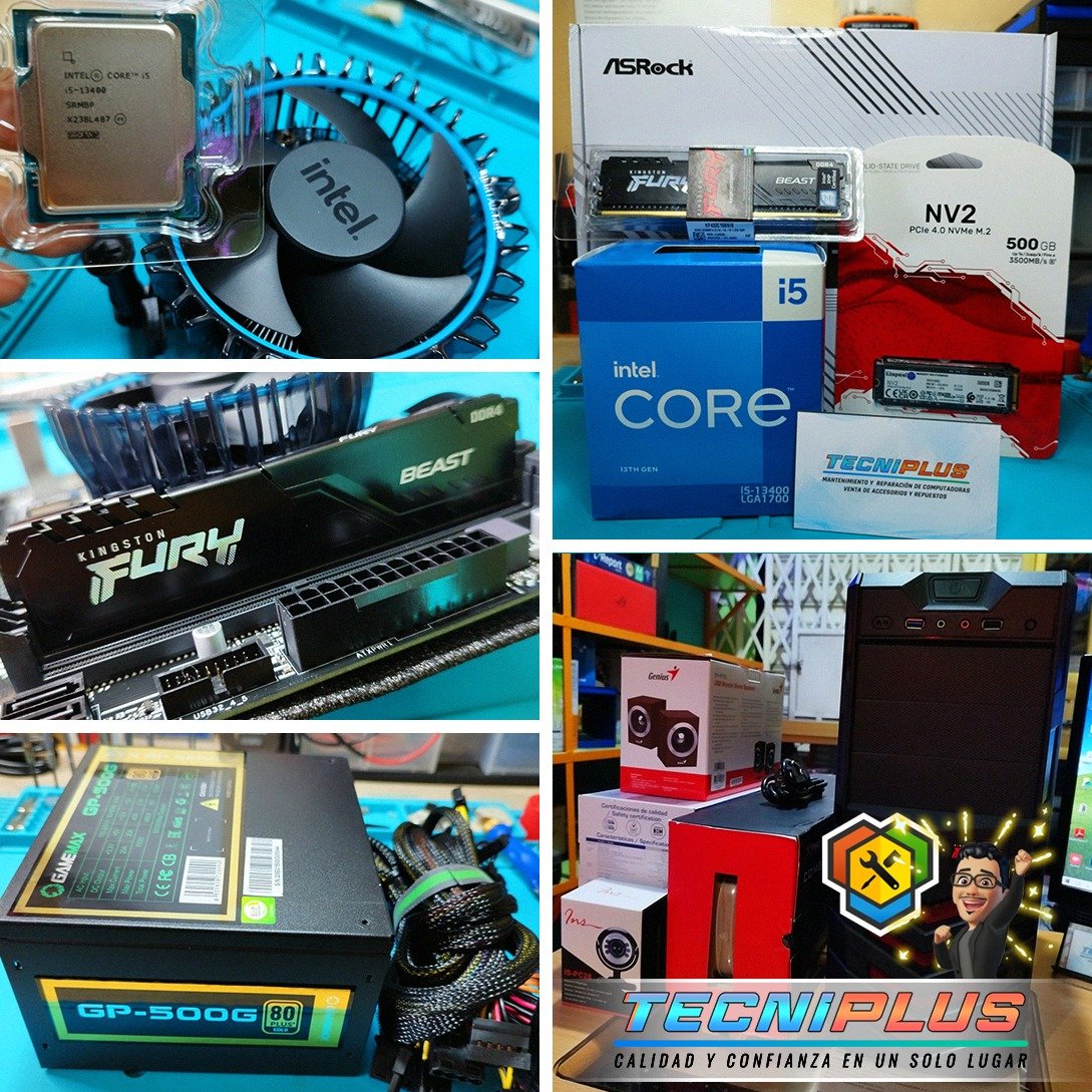 😊 Seguimos trabajando con lo mejor de nosotros para nuestros clientes.

Tiempo, paciencia y amor por la tecnología...
❤️ Gracias por la compra.

Visítanos en Santa Rosa!
Insta: instagram.com/tecniplus.ec

<a href="/intel/">Intel</a> / <a href="/IntelGaming/">Intel Gaming</a> / <a href="/KingstonLatam/">Kingston Latam</a> / <a href="/ASRockUSA/">ASRock America</a>