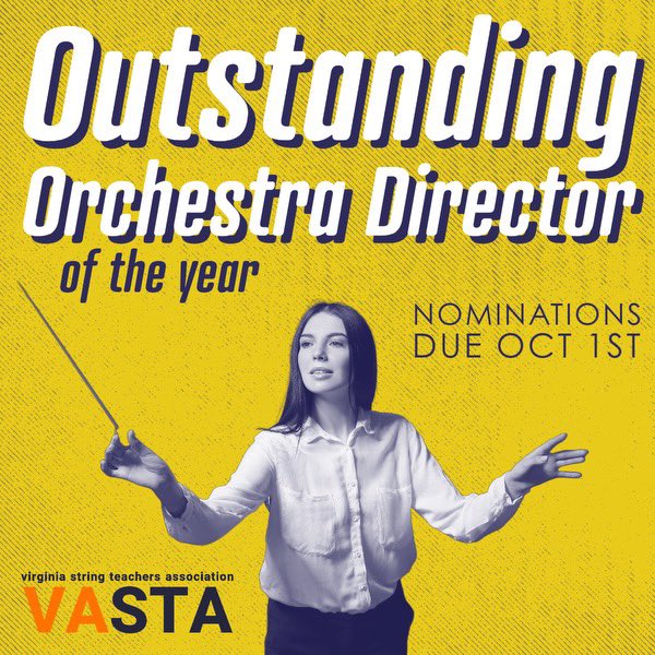 ASTA_Virginia's tweet photo. We know school just started, but the excellency in our state never stopped. Don’t delay, nominate today!  Submit your nominees for this year’s VASTA Awards by October 1st by visiting https://t.co/aEfBZmcq3a! 🗳️ https://t.co/AgXWgFDv0q