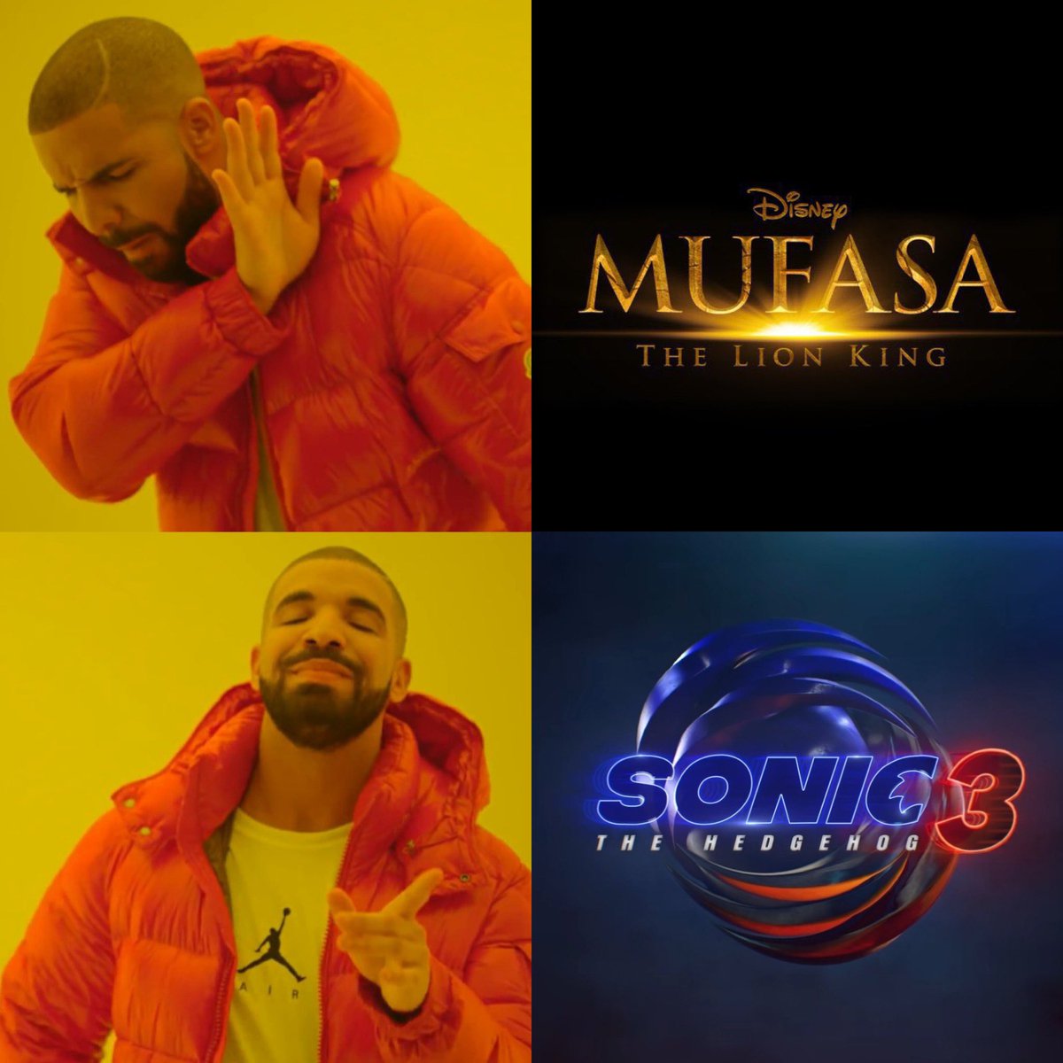 This is me after watching the #SonicMovie3 Trailer on Tuesday