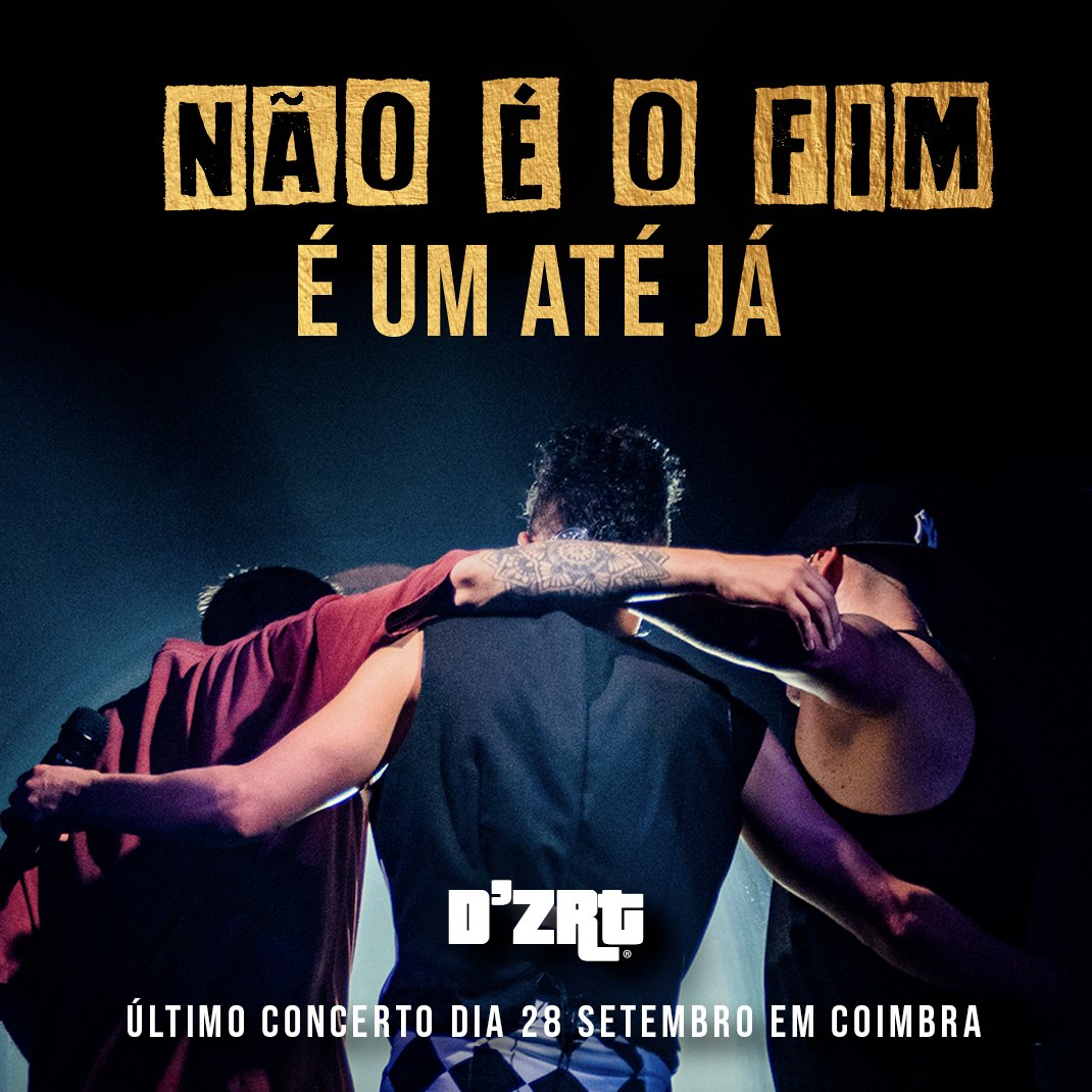 último concerto D'ZRT dia 28 Setembro 2024 na REUNIÃO MORANGOS em Coimbra.