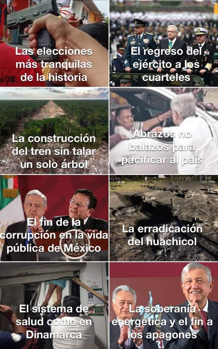 Resumen del VI y último informe de Amlo.
