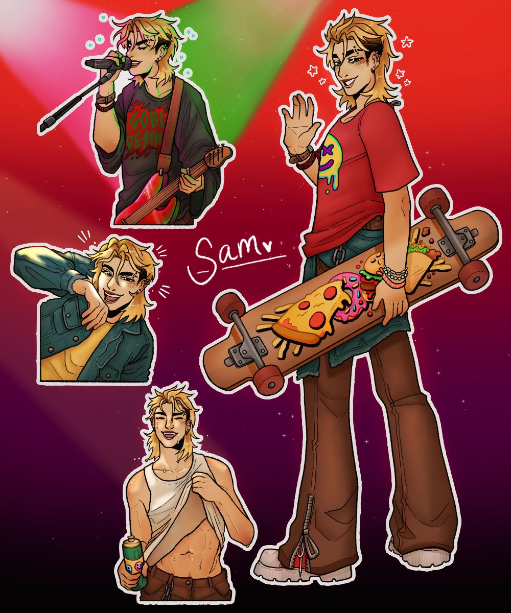 _TaiTree_'s tweet photo. Next edition of my #StardewValley saga! Sam comes rolling in! 😋
#art #fanart #drawing https://t.co/tWffW1jx3h