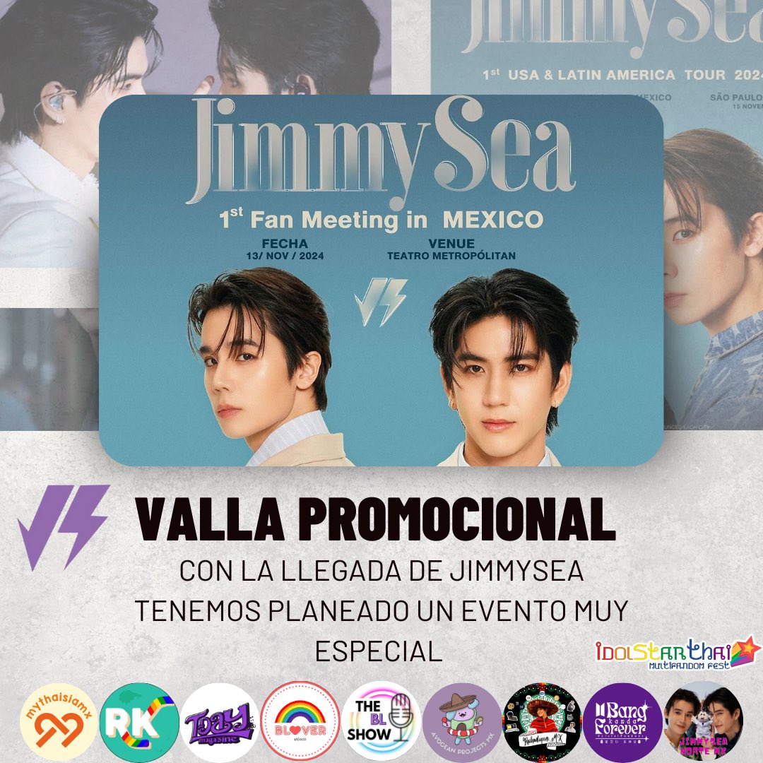 Raikantopinis_'s tweet image. ¡Atención NomNoms! 🌊✨ 
Estamos organizando algo grande para el próximo evento en Noviembre por la llegada del primer Fanmeeting de Jimmysea en Mexico, ¡y necesitamos tu ayuda! 

Queremos llevar la emoción de JimmySea a todos por parte de todas las Nomnoms.✨

La dinámica es lo