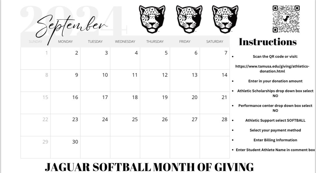 Hi, I am Sari Travis, one of the newest members of TAMUSA’s softball team. Please help raise me money for my college program. All donations go for equipment, uniforms and travel. All donations are accepted. Thank you. 

tamusa.edu/giving/athleti…