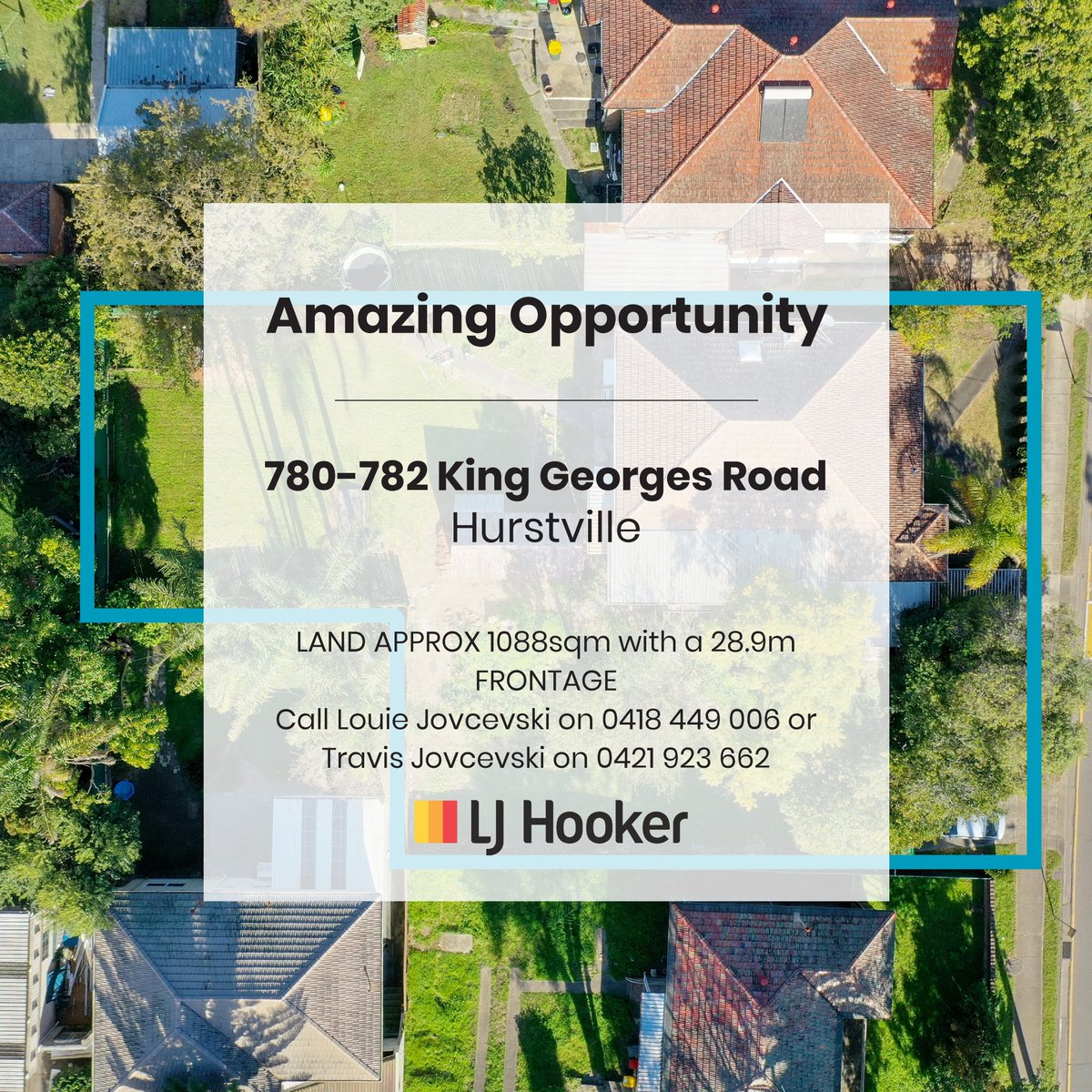 Unique opportunity to purchase this home on a sizeable block of land
Inspect this Saturday from 1 to 1.30pm
Call Louie Jovcevski on 0418 449 006 or Travis Jovcevski on 0421 923 662
LJ Hooker Hurstville

#LJHooker #BeBetterDoBetter #LouieJovcevski #TravisJovcevski #forsale