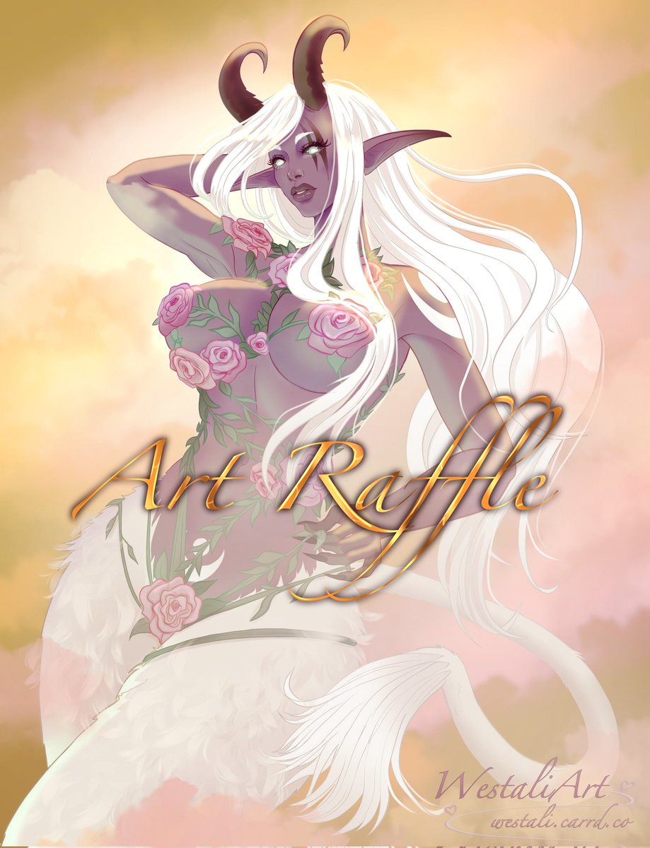WestaliArt's tweet photo. 🥳ART RAFFLE🥳

Rules:
- Follow me
- RT + Like this tweet 
- Drop your OC/model below! (Optional)
 - The winner will be chosen randomly

🔥The winner will receive half body  art
 ~ (render and format as in the previous )

- Ends September 30
Good luck! 
#artraffle #raffle https://t.co/VSVN9QdG2V