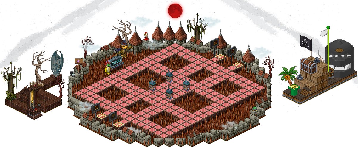 ESHabboSecurity's tweet photo. Les felicitamos a todos los responsables de los más de 12 escenarios y minijuegos disponibles en esta entrega de nuestra #PartyWeek ¡ya que pudimos disfrutar como nunca junto a vuestras grandes creaciones! ¡Qué clase de obras de arte, sois los mejores equipo!💖👏