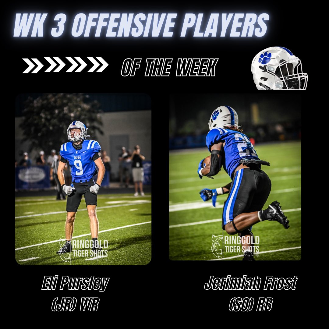 RinggoldFB's tweet photo. 🔊WK 3 PLAYERS OF THE WEEK🔊 https://t.co/zyIsVGTfVH