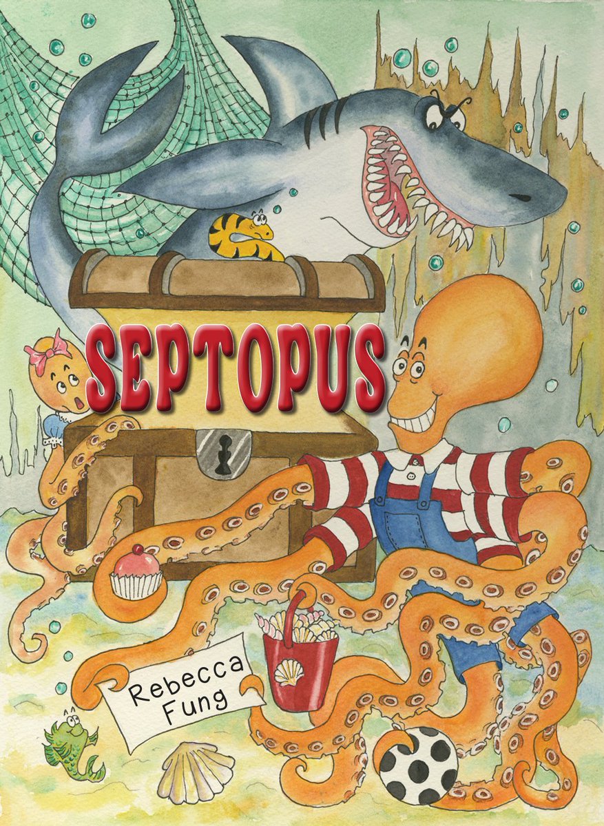 RebeccFung's tweet image. My next #middlegrade book, #Septopus will be out in October!
Stanley is a 7-tentacled octopus working out how to live in a world for the 8-tentacled. Friends, family, sport, action!
This cover by Kathy Creamer is AMAZING!
#auswrites #writetypes #Loveozmg #writingcommunity #kidlit