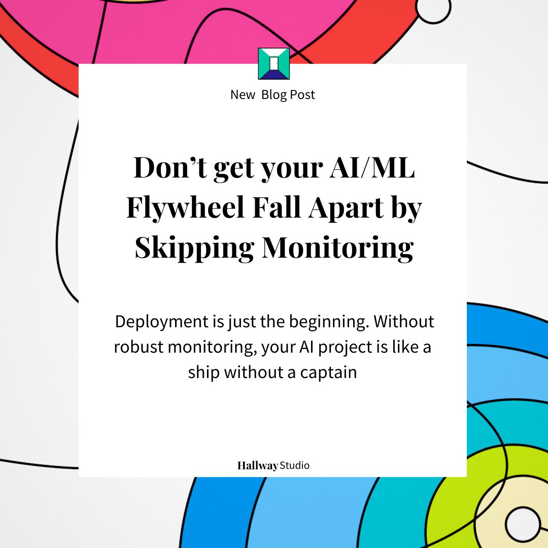 🚨 Don’t skip monitoring in your AI/ML projects! It’s not “deploy and forget”—it’s “deploy and monitor.” Keep your models performing, prevent costly errors, and drive continuous growth. #AI #ML #Tech #DataScience hallwaystudio.com/post/don-t-get…