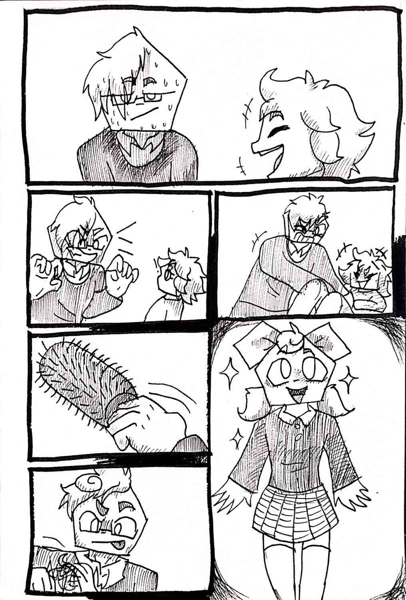Cinnamation's tweet photo. Penton &amp; Penny mini comic by @jazz51784 https://t.co/nUuDX4dSLw