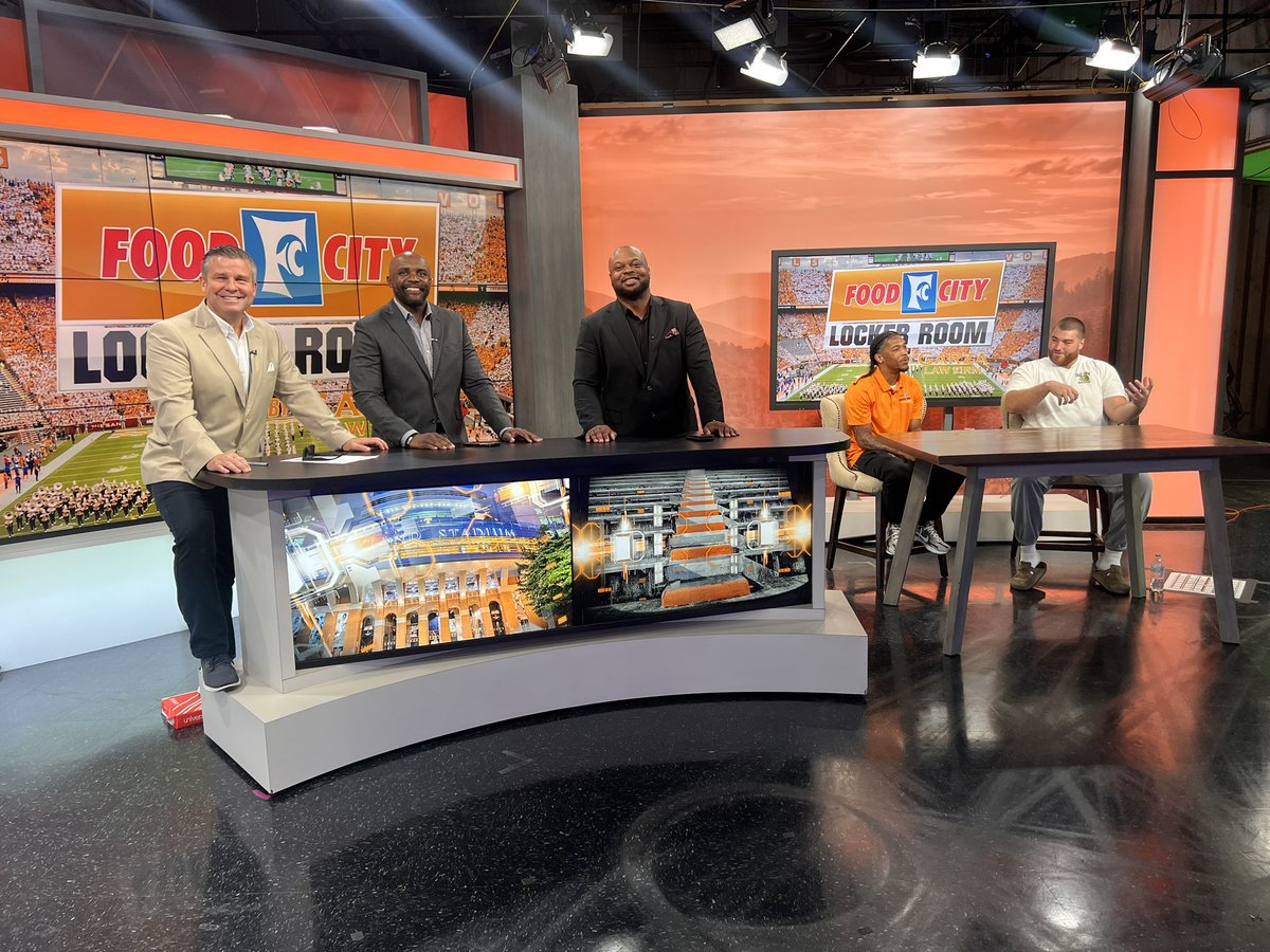 MARK PACKER (@packer_sports) on Twitter photo Vols Center Cooper Mays joins us in studio to tell us what instrument he played in school and what he drinks before every game.
Nashville—FOX
Knoxville—ABC
Tri Cities—FOX
<a href="/SwainEvent/">Jayson Swain</a> <a href="/utlockerroom/">Locker Room</a> Vols Center Cooper Mays joins us in studio to tell us what instrument he played in school and what he drinks before every game.
Nashville—FOX
Knoxville—ABC
Tri Cities—FOX
<a href="/SwainEvent/">Jayson Swain</a> <a href="/utlockerroom/">Locker Room</a>