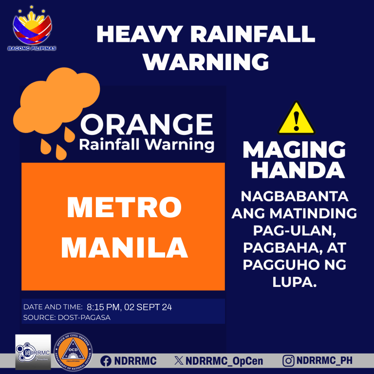 NDRRMC tweet media