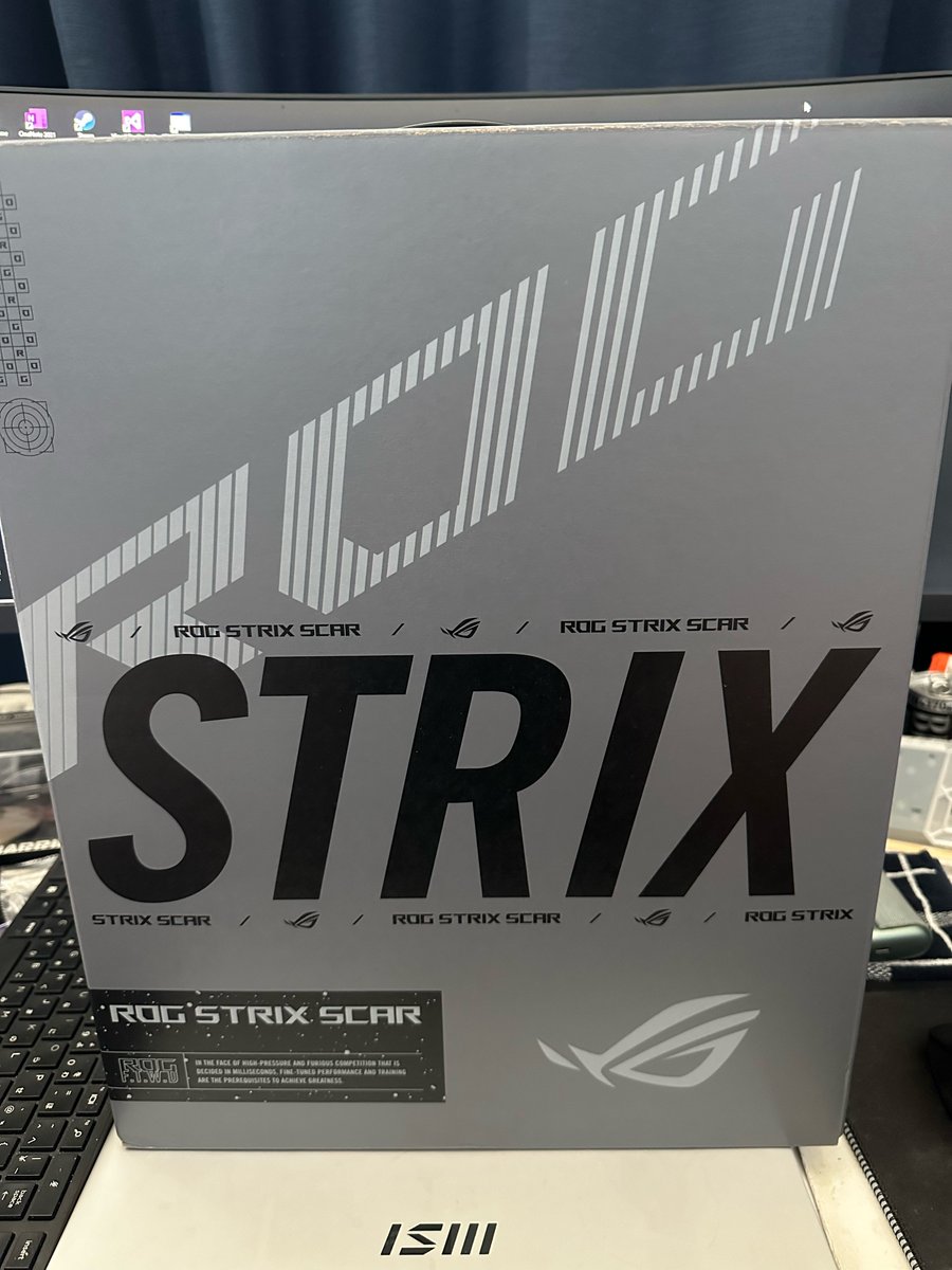 dachigouki's tweet photo. たった今、着弾しました(￣ー￣)ﾆﾔﾘ
ROG Strix SCAR 16 G634JYR
（ハイパフォーマンス：524,942円也）

#ASUS
#ROGStrix https://t.co/8PSSahiO2T