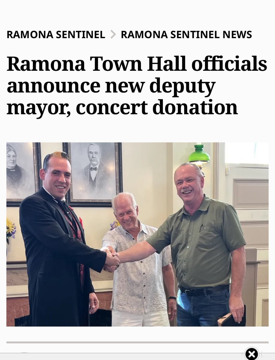 KaliFontanilla's tweet image. Deputy Mayor of Ramona, CA @garrettwear not only posted about wanting Donald Trump to be killed during the assassination attempt. He also took the time to send me a DM on Facebook to call me “trash” @libsoftiktok @robbystarbuck this man should not be a public servant. PERIOD!