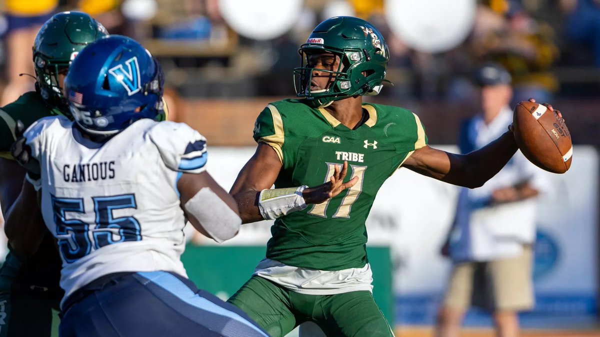 #AGTG after a conversation with <a href="/CoachMikeLondon/">Mike London Sr. ⚔️</a> I’m  blessed to receive an offer from <a href="/WMTribeFootball/">William & Mary Tribe Football</a>  #GoTribe🔰
<a href="/CoachAcitelli/">Mario Acitelli</a> 
<a href="/CoachTedHefter/">Ted Hefter</a> 
<a href="/coachj_rhodes/">Coach J. Rhodes</a> 
<a href="/LionscoachPrice/">Todd Price</a>