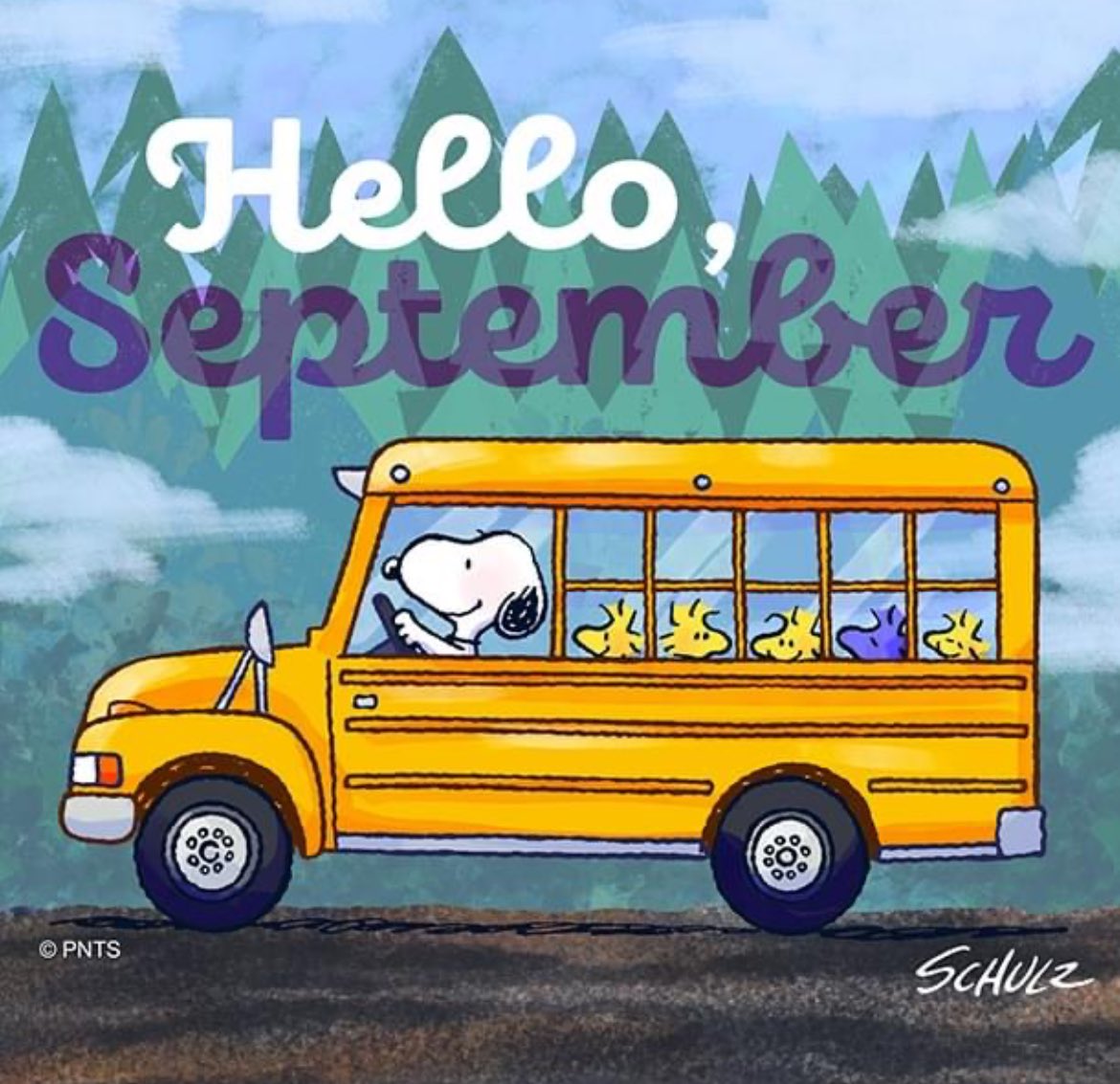 Hello, September! #Peanuts