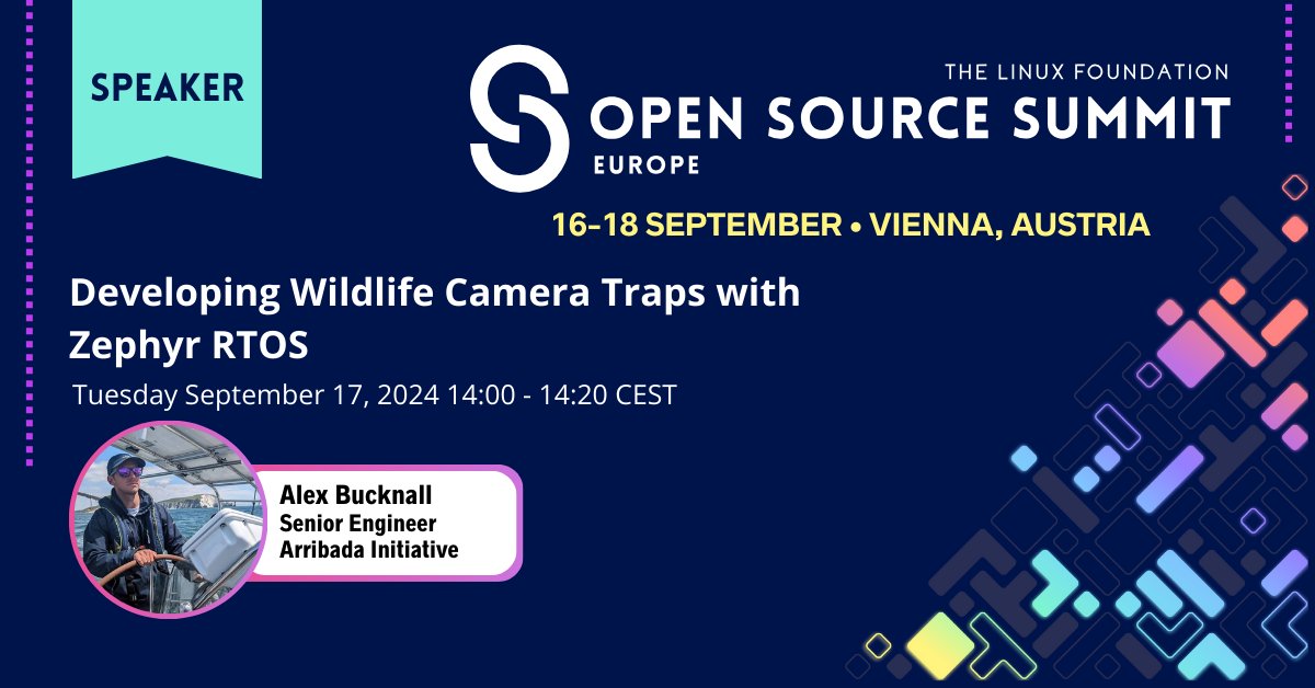 Zephyr Project (@zephyriot) on Twitter photo Discover how #ZephyrRTOS simplifies the development of low-power, adaptable wildlife camera traps! Alex Bucknall shares insights from the <a href="/arribada_i/">Arribada Initiative</a>’s conservation projects at #OSSummit. hubs.la/Q02M98Vr0 Discover how #ZephyrRTOS simplifies the development of low-power, adaptable wildlife camera traps! Alex Bucknall shares insights from the <a href="/arribada_i/">Arribada Initiative</a>’s conservation projects at #OSSummit. hubs.la/Q02M98Vr0
