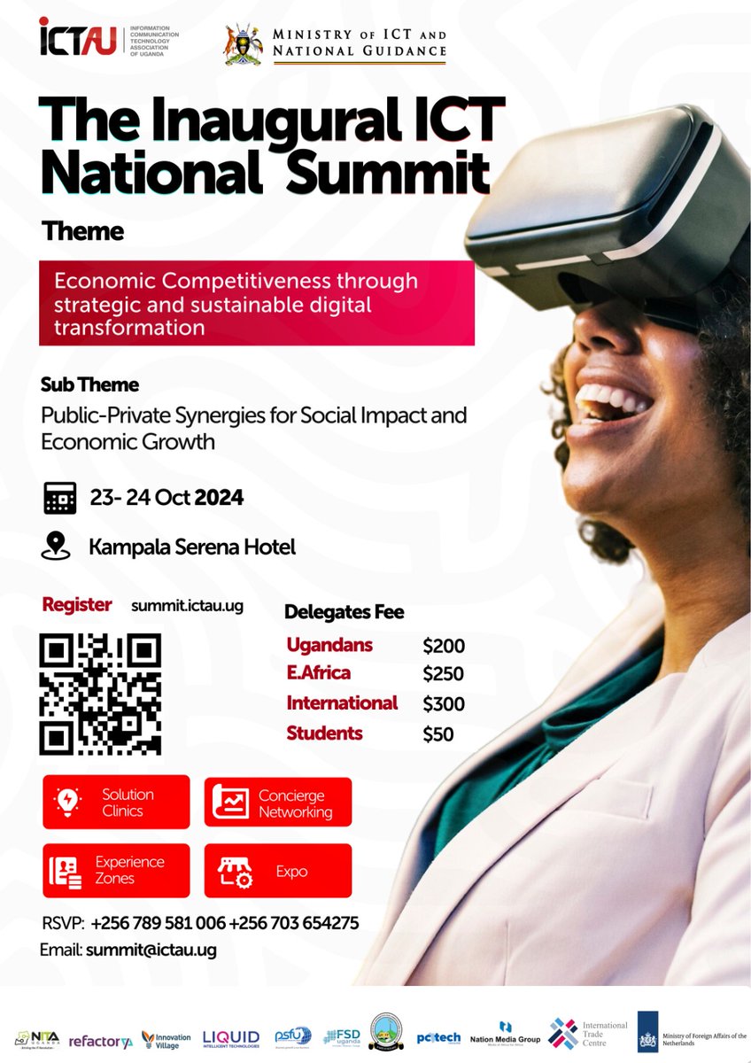 NTV UGANDA (@ntvuganda) on Twitter photo SPONSORED: Don’t miss the inaugural #NationalICTSummit, where we explore the future of technology and innovation! Join <a href="/ICTAUg/">ICT Association of UG. (ICTAU)</a> and <a href="/MoICT_Ug/">Ministry of ICT&NG</a> for groundbreaking discussions, networking, and industry insights.
Secure your spot now: bit.ly/ICTSummitRegis… SPONSORED: Don’t miss the inaugural #NationalICTSummit, where we explore the future of technology and innovation! Join <a href="/ICTAUg/">ICT Association of UG. (ICTAU)</a> and <a href="/MoICT_Ug/">Ministry of ICT&NG</a> for groundbreaking discussions, networking, and industry insights.
Secure your spot now: bit.ly/ICTSummitRegis…