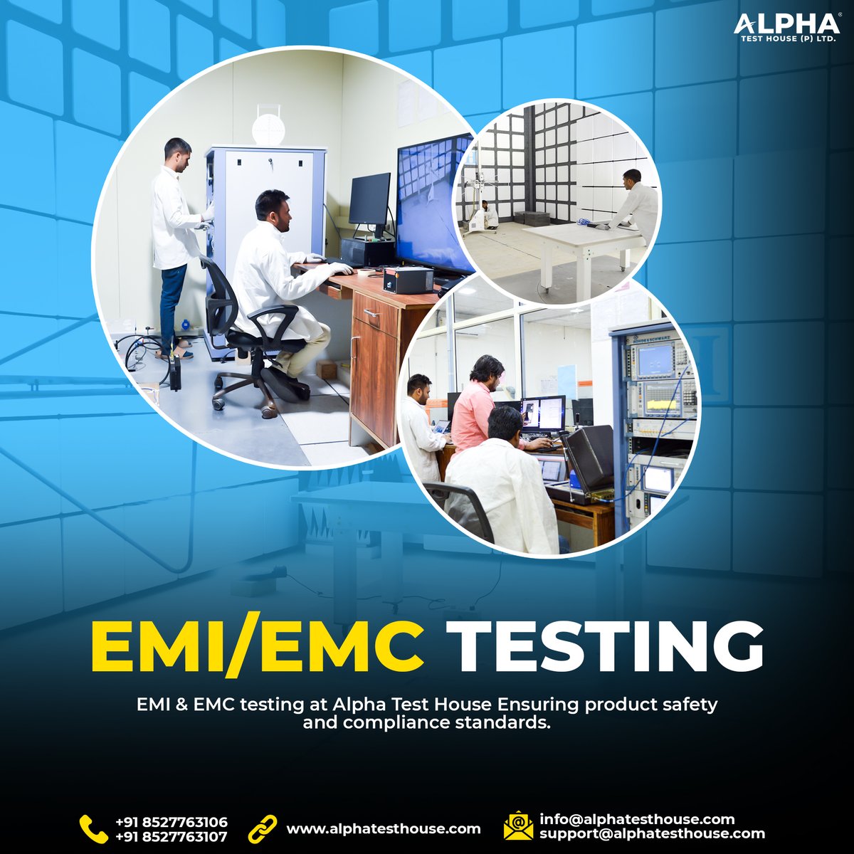 AlphaTestHouse's tweet image. EMI &amp;amp; EMC testing at Alpha Test House: Ensuring product safety and compliance standards.
@AlphaTestHouse