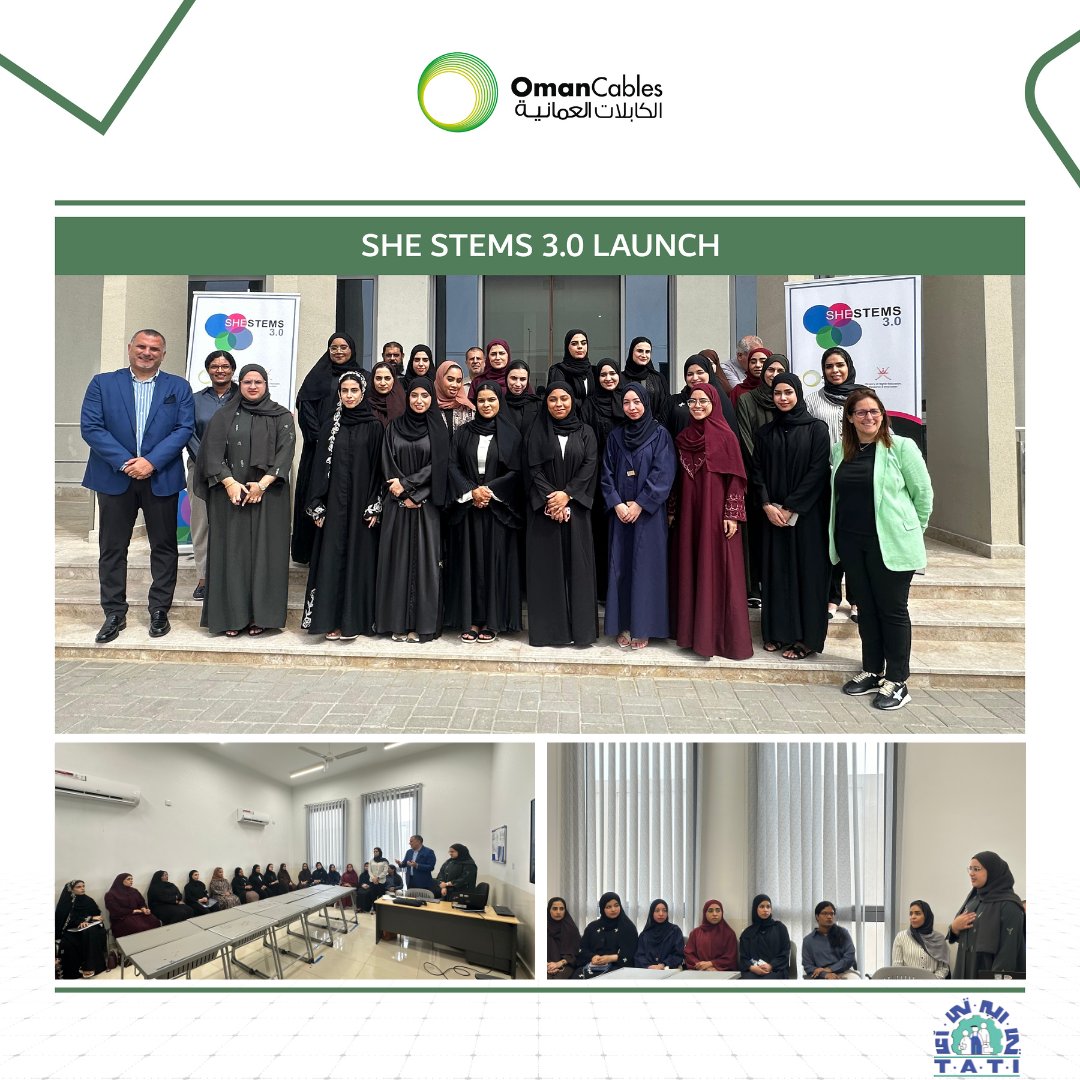 Kicking Off SHE STEMS 3.0 with Our Newest Cohort!

We're excited to welcome 20 new Omani women into the program, bringing our total to 60 over three years. The first day kicked off at TATI Institute, where the program will run for five months, followed by a month of on-the-job