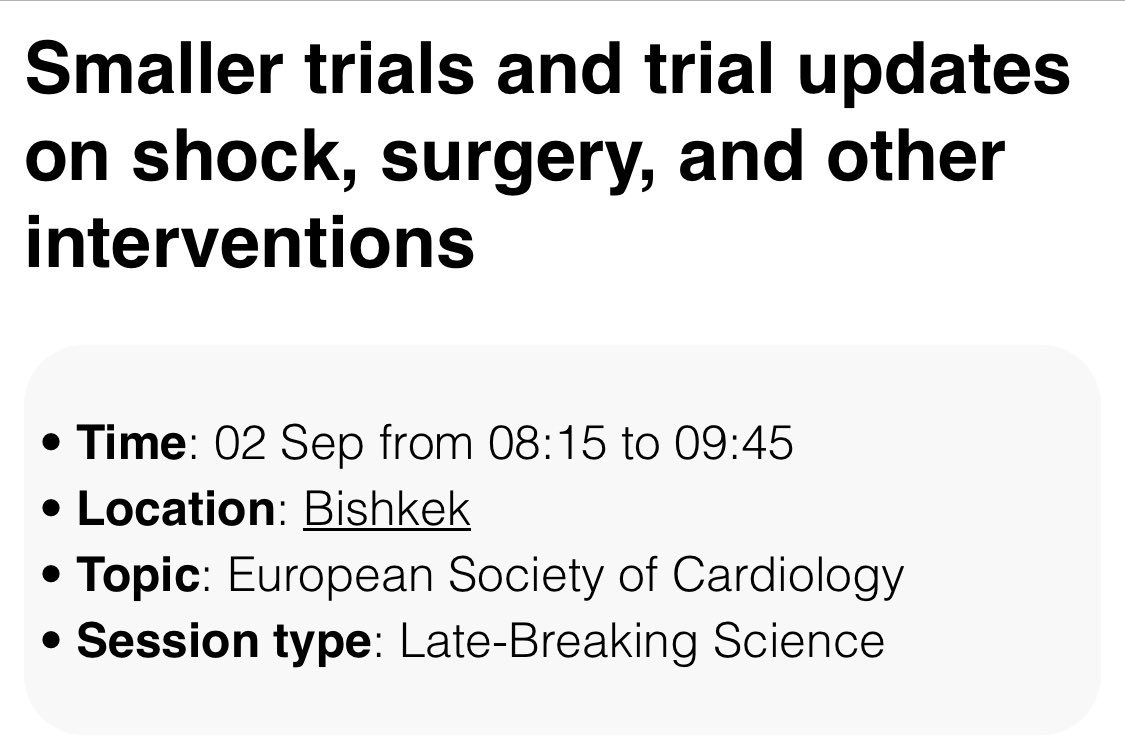 REVIVED_BCIS2's tweet image. How do we reconcile STICH and REVIVED? Would CABG offer survival benefit with contemporary medical therapy?

➡️ Answers at late breaking science session #ESCCongress2024 this morning! 

Results from the first pooled individual patient level analyses from these two RCTs