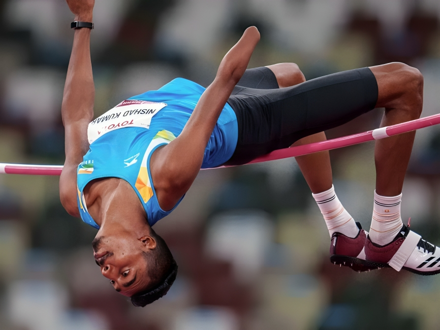 PERSISTENTNETW1's tweet photo. Tokyo silver medalist Nishad Kumar won the Silver Medal in the High jump T47 at the Paris Paralympics. 

#nishadkumar #PersistentNetworks #PSNPL #uidai #paralympics2024 #realmadridvsrealbetis #BoycottBollywood https://t.co/zy6lUxctVK