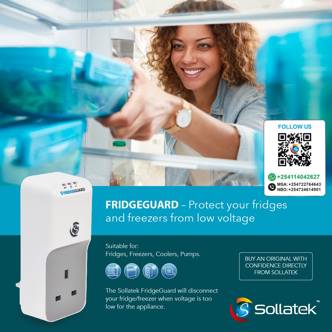 🛡️ Protect Your Appliances with Sollatek FridgeGuard iS! 🛡️

Keep your fridge safe from voltage fluctuations with the FridgeGuard iS. Reliable, compact, and easy to use—get the best protection for your appliances today!

#Sollatek #FridgeGuard #VoltageProtection #HomeSafety
