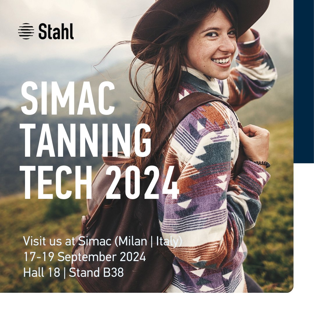 StahlHolding's tweet image. Simac Tanning Tech in Milan (Italy, 17-19 September): Visit us to discuss all your needs on both Performance Coatings and Leather (wet-end, finishing, aftercare).
Want to know more upfront? okt.to/qclgJp
#SIMAC #Simac2024 #performancecoatings #leatherindustry