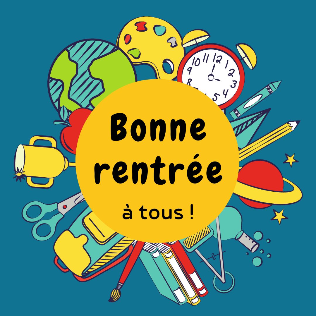 Que vous soyez élève ou enseignant, nous vous souhaitons une bonne #Rentrée à tous !