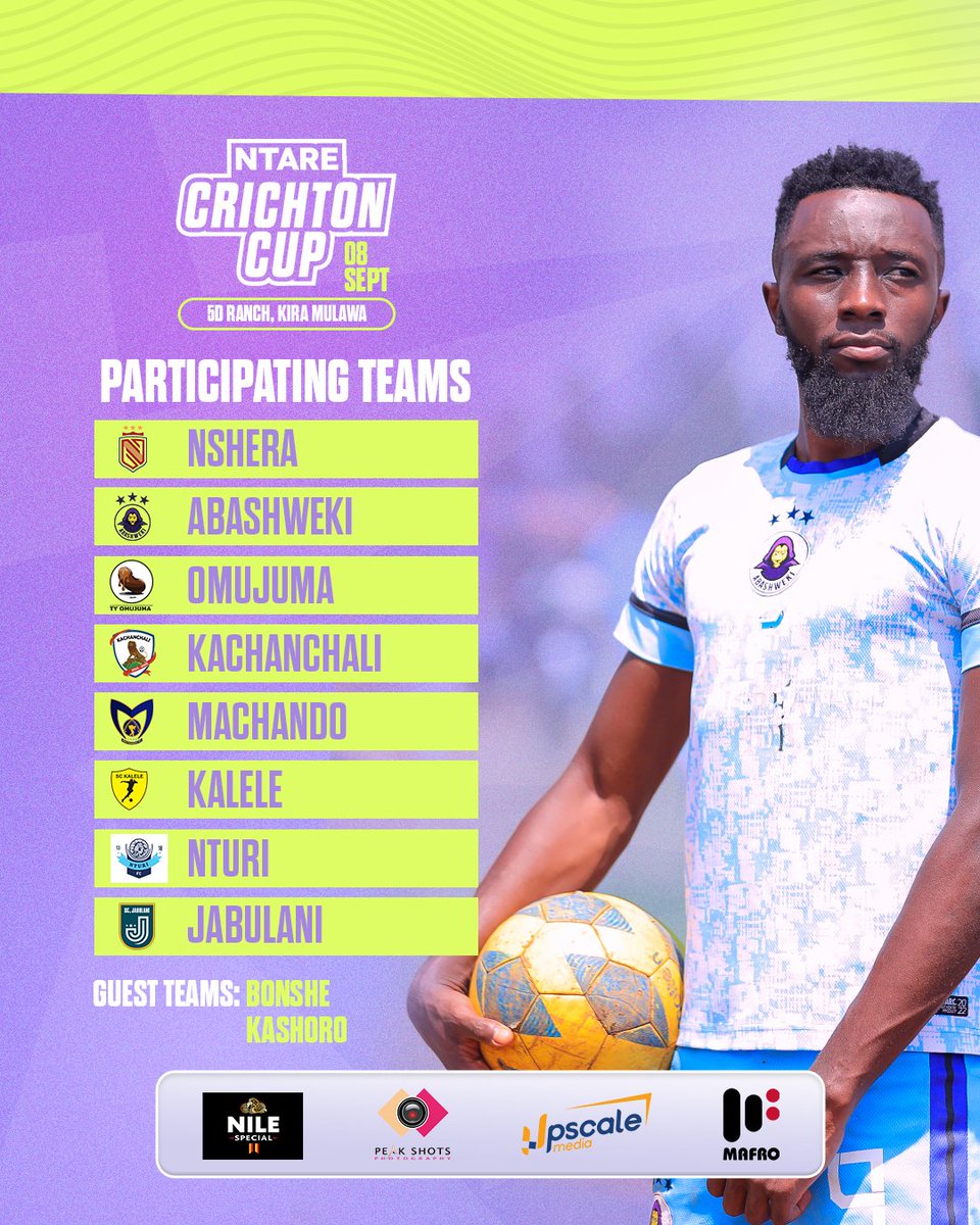 NLL News (@nllnews) on Twitter photo This Sunday at 5D Ranch in Kiira.
Are you even ready?
Ahandi happy Ntare Lions League month.
#NtareCrichtonCup This Sunday at 5D Ranch in Kiira.
Are you even ready?
Ahandi happy Ntare Lions League month.
#NtareCrichtonCup