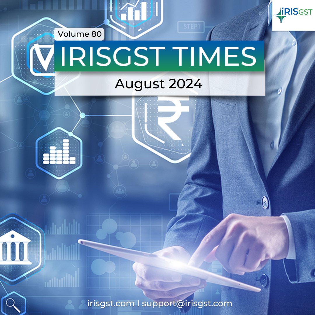 🎉 The 80th issue of the IRIS GST Times is here! Discover August's top GST updates, webinars, and our September Compliance Calendar. 📅 Stay compliant and informed!

📥 Read now: ow.ly/uXKX50TcbIg 

#GSTUpdates #TaxCompliance #GSTIndia #GSTSolution