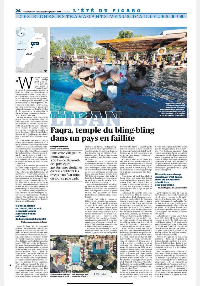 An article in <a href="/LeFigaroTV/">Le Figaro TV</a> on my village in #lebanon that sums up the situation of a country literally on fire ❤️🔥