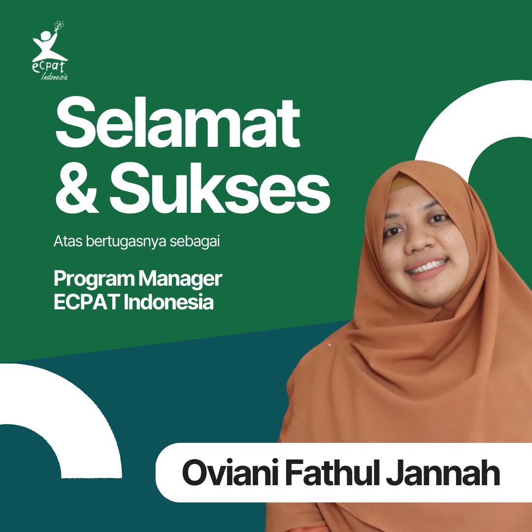 Kami mengucapkan selamat dan sukses atas amanah baru yang diemban. Semoga setiap langkah dan keputusan yang diambil membawa kebaikan dan kemajuan bagi semuanya, terutama dalam upaya melindungi hak-hak anak🙏✨