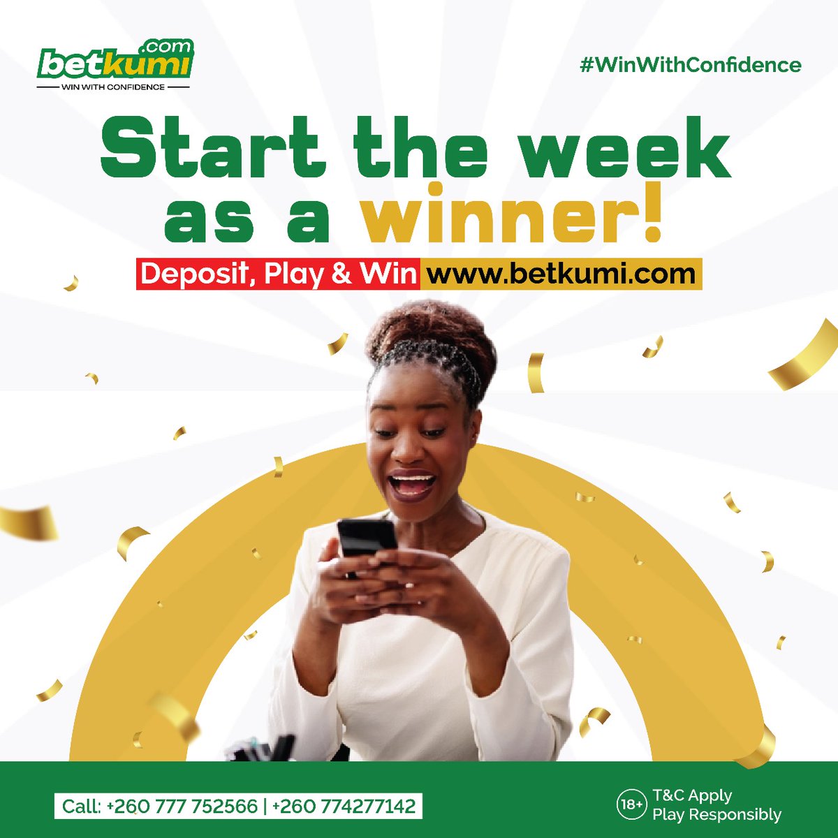 BetkumiZM's tweet photo. Nothing beats the feeling of victory. Bet now https://t.co/2HYNM4xRdv. #WinWithConfidence https://t.co/q1ZSnG5Czn