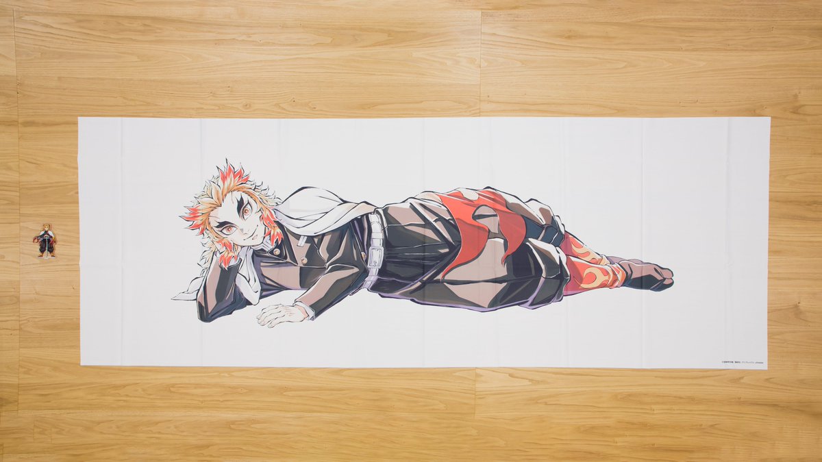 寝そべりイラスト 煉獄杏寿郎 グッズセット ufotable on X: 