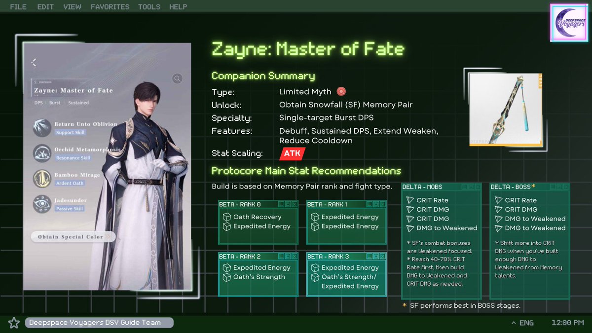 DSV_Guides's tweet photo. "Here comes the gust..."

..And here comes our Master of Fate companion guide! 🌬️

Find out which protocores work best for Zayne's SF companion ⬇️ (More in ALT!)  

#Zayne #LoveandDeepspace 
#DeepspaceVoyagers #DSV https://t.co/VYqE9C7Tcr