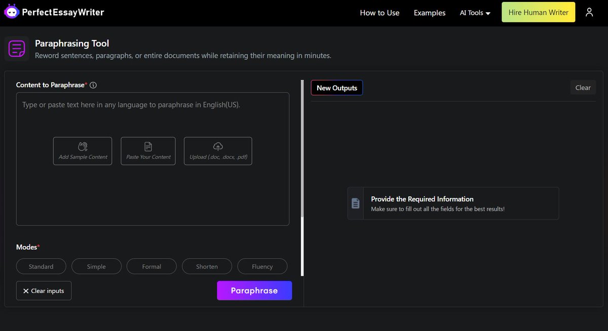 conway_phi72538's tweet image. PerfectEssayWriterAI Launches Free Paraphrasing Tool to Enhance Writing Efficiency

#aitools #paraphraser #paraphrasingtool #AI  #artificalintelligence #Writer #aiwriter 

openpr.com/news/3641344/p…