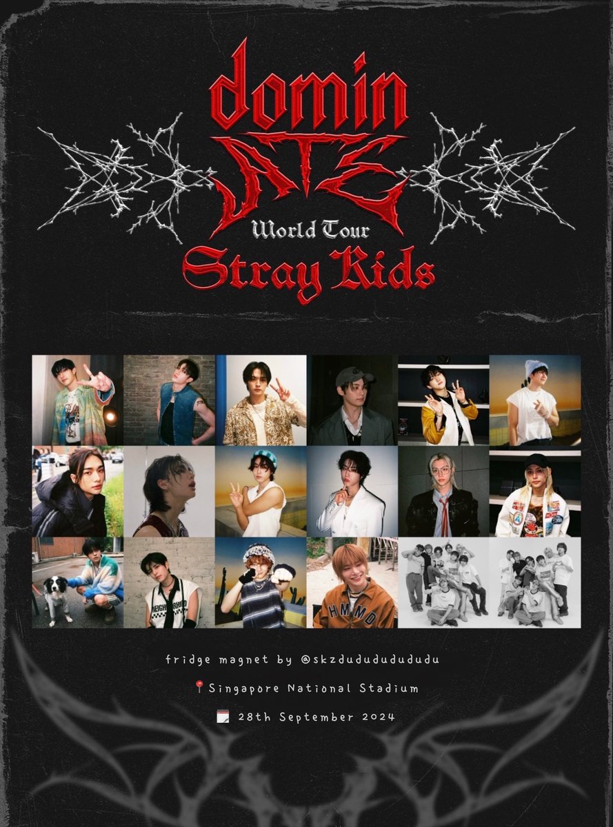 skzdudududududu's tweet photo. Freebies for dominATE in Singapore 🥠

📍Singapore National Stadium
🗓️ 28th September 2024
🕐 TBA

💌 100pcs available, fcfs
💌 RT &amp; like this post (optional)

#SKZinSG #dominATE_SINGAPORE #dominATE_SG #pasarskz https://t.co/HPpLeq2N3G