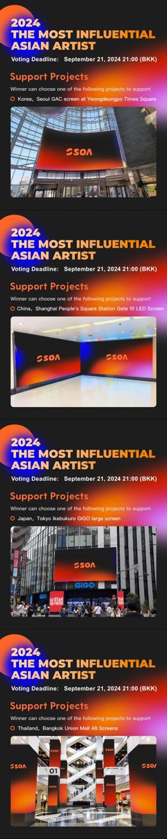 ✨Congratulations to Build Jakapan on being nominated for 2024 The Most Influential Asian Artist

🔗Voting Link: hhttps://www.soatop.club/?sid=eah5aee3 

📅Voting Deadline: Sep 21, 2024 21:00 (BKK)

#BuildJakapan #Beyourluve 
<a href="/JakeB4rever/">BIU.</a> <a href="/build_army/">Build Jakapan International FC</a>