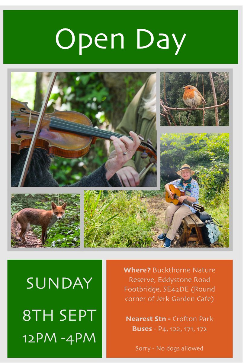 Fourth Reserve (@fourthreserve) on Twitter photo Open Day 8th Sept 12-4. Music, refreshments, beautiful scenery. Eddystone Road footbridge, top of road between Jerk Garden & <a href="/JaysBudgens/">Jays Budgens</a> 🌳🌳<a href="/CroftonBooks/">Crofton Books in Brockley</a> <a href="/CroftonParkLife/">CROFTON PARK LIFE</a> <a href="/Broc_Soc/">Brockley Society</a> <a href="/CCLewisham/">Community Connections Lewisham</a> <a href="/lewishamlocal/">Lewisham Local</a> @LewishamLowdown Open Day 8th Sept 12-4. Music, refreshments, beautiful scenery. Eddystone Road footbridge, top of road between Jerk Garden & <a href="/JaysBudgens/">Jays Budgens</a> 🌳🌳<a href="/CroftonBooks/">Crofton Books in Brockley</a> <a href="/CroftonParkLife/">CROFTON PARK LIFE</a> <a href="/Broc_Soc/">Brockley Society</a> <a href="/CCLewisham/">Community Connections Lewisham</a> <a href="/lewishamlocal/">Lewisham Local</a> @LewishamLowdown