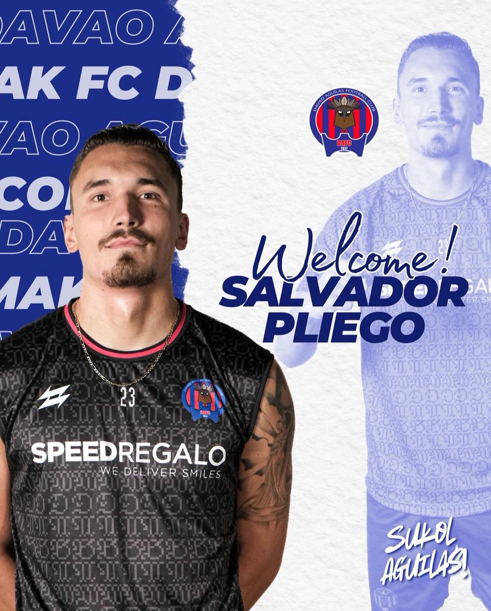 EAztecasMEX's tweet photo. (Filipinas, 1ra) Salvador Pliego (23) es nuevo jugador de Davao Aguilas, llega procedente de FK Alfa Modriča del ascenso de Bosnia 🇧🇦. https://t.co/2bUG7vNTzq